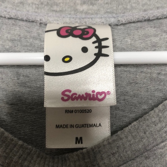 Bonjour Scoop Neck Pullover Sweatshirt Long Sleeve - Picture 6 of 8